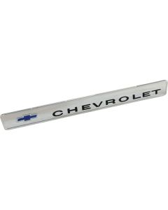 1967-68 Chevy Truck Glove Box Door Emblem Chevrolet With Bowtie Emblem