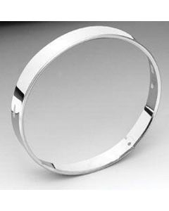 1955-1957 (2nd Series) Chevy Truck Headlight Retaining Ring, Stainless Steel,7”