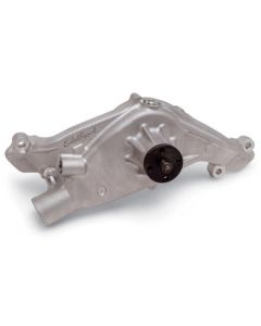Chevy Truck Water Pump, 348ci & 409ci, With Cast Finish, Edelbrock,1958-65