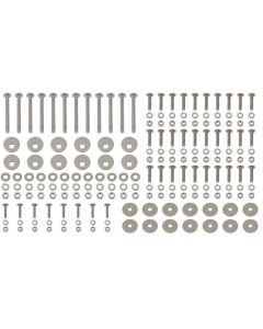 1951-53 Chevy Truck Bed 326 Piece Bolt Kit Zinc Plated Long Bed Step Side