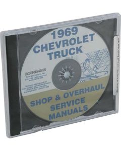 Chevy Truck, Shop, Service & Repair Manuals, On CD, 1969