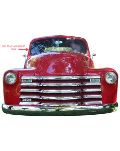 Chevy Truck Windshield, One-Piece, Clear, 1947-1953