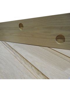1963-1966 Chevy-GMC Truck Bed Floor Wood-Oak, Hidden Mounting Holes-Shortbed Fleetside