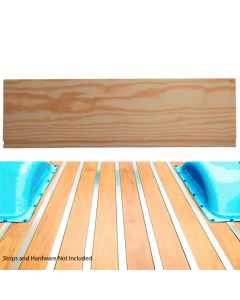 1954-1955E Chevy-GMC Truck Bed Floor Wood-Pine, Stepside Shortbed-Drilled
