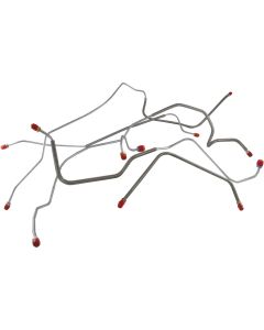1971-72 Chevy Truck Brake Line Kit Front Power Disc 3/4 Ton