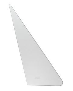 Vent Glass,Clear,1967 (No Hole)