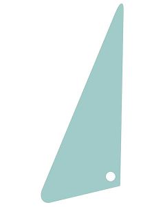 Vent Glass,Tinted, Green,68-72