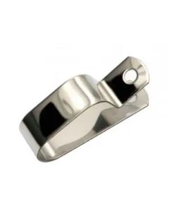 1947-1998 Chevy-GMC Truck Alternator Top Heater Hose Bracket, Straight End, Stainless Steel