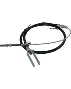 Chevy Truck Parking & Emergency Brake Cable, Threaded End, Rear, Half Ton, 1963