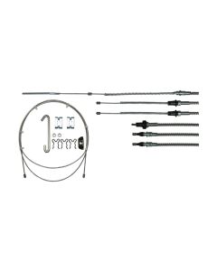 Chevy Truck Parking & Emergency Brake Cable, Center, Long Bed, Half Ton, 1966