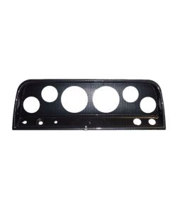 1965-1966 Chevy Truck Instrument Cluster, Carbon Fiber, Without Gauges