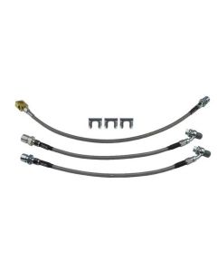 1971-1972 Chevy-GMC Truck Brake Hose Set, Braided Stainless Steel, 2WD