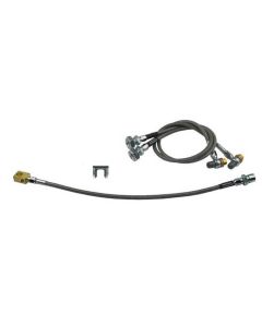 1979-1987 Chevy-GMC Truck Brake Hose Set, Braided Stainless Steel