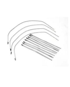 Exhaust Wrap, Stainless Steel Locking Ties