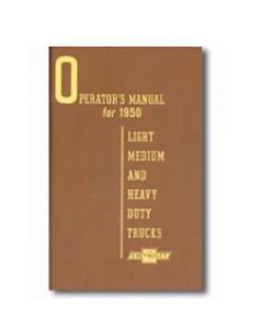 1950 Chevy Truck Owner's Manual