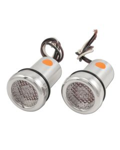 Chevy Truck Bed End Hole Cap, Stepside, With Amber LEDs, 1967-1987