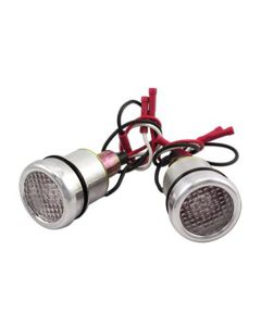 Chevy Truck Bed End Hole Cap, Stepside, With Red Lens, 1967-1987