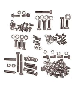 1947-1962 Chevy Truck Engine Bolt Kit, Stainless Steel, 235ci 6-Cylinder, Used With Original Style Valve Covers