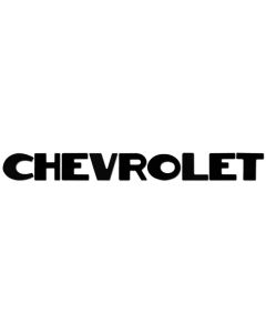 Chevy Truck Tailgate Letters, Black, 1947-1953