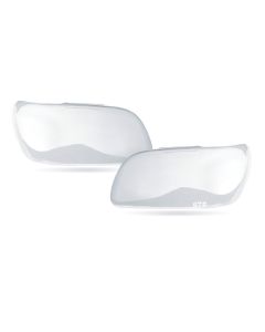 Chevy Truck Headlight Covers, With Recessed Lights, Clear, 1973-1980