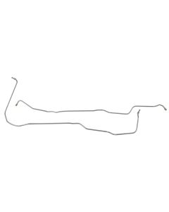 Chevy Truck Transmission Cooler Lines, Stainless Steel, 1963-66