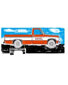 1973-1987 Chevy Truck Bedside Wheel Arch, Right