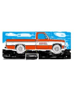 1973-1987 Chevy Truck Bedside Repair Panel, Short Bed, Lower, Front, Right