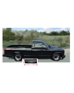 1988-1998 Chevy Truck Bedside Repair Panel, Long Bed, Lower, Front, Right