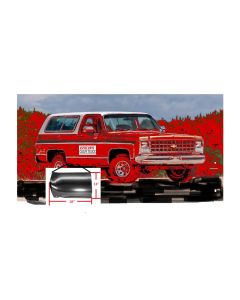 1973-1991 Chevy Blazer-GMC Jimmy Quarter Panel Repair Patch, Front, Lower, Right