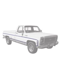 1973-80 Chevy Truck Bed Molding-Lower Left Front-Short bed