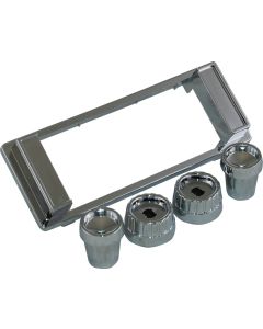 Knob and Bezel Kit,Radio,64-66