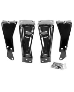 Chevy Truck Brackets, Bumper, Rear, 1973-1980