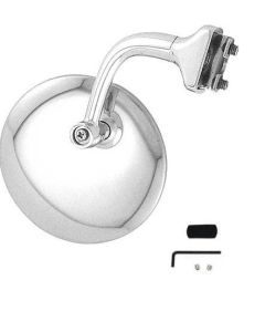 1947-59 Chevy Truck Outside Mirror 3" Straight Arm Peep-Polished