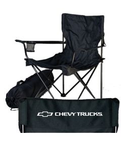 Chair,Folding Arm,Mesh,Black,Chevy Truck