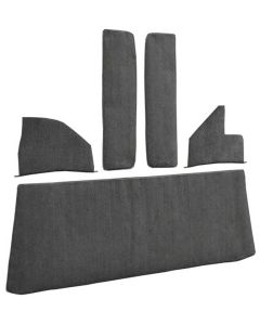 Chevy Truck Carpet Set, Rear Cab Wall, Door Panel, Kick Panel, Loop, 1955-1959