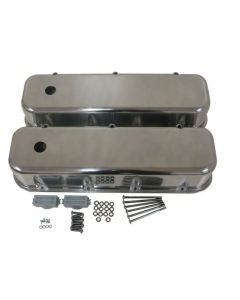 Chevy Big Block Valve Covers, Polished Aluminum, 1965-1995