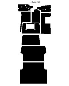 Chevy & GMC Suburban Insulation, Quiet Ride, Floor Kit, 1947-1953