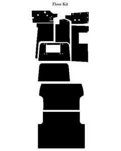 Chevy & GMC Suburban Insulation, Quiet Ride, Rear Floor Kit, 1947-1953