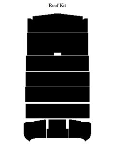 Chevy & GMC Suburban Insulation, Quiet Ride, Roof Kit, 1947-1953