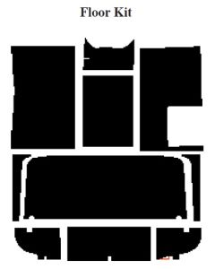 Chevy & GMC Truck Insulation, Quiet Ride, Floor, 1947-1953