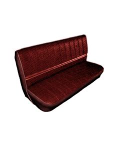 Chevy & GMC Truck Seat Cover, Bench Seat, Standard Cab, Non-Folding, Madrid Grain Vinyl/Regal Velour Inserts, 1973-1980