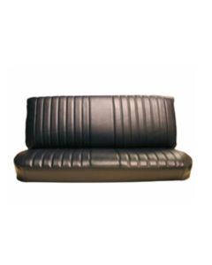 Chevy & GMC Truck Seat Cover, Bench Seat, Standard/Crew Cab, Madrid Grain Vinyl/Regal Velour Inserts, 1973-1980