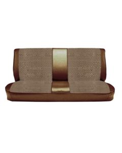 Chevy & GMC Truck Seat Cover, Bench Seat, Standard Cab, Madrid Grain Vinyl w/Encore Velour Inserts, 1981-1987