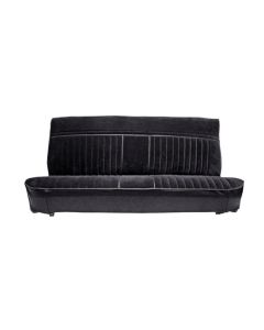 Chevy & GMC Truck Seat Cover, Bench Seat, Standard Cab, Madrid Grain Vinyl w/Encore Velour Inserts, 1981-1987