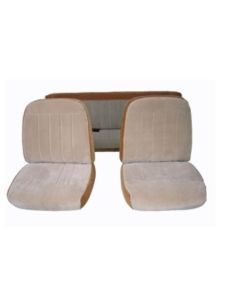 Chevy & GMC Truck Seat Cover, Front Bucket, Rear Bench, Extended Cab, Vinyl, 1988-1991