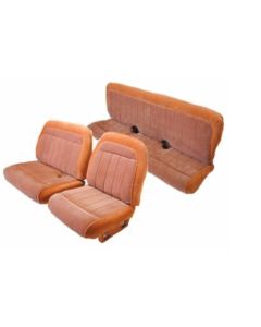 Chevy & GMC Truck Seat Cover, Bench Seat, Front and Rear, Extended Cab, Madrid Grain Vinyl, 1988-1991