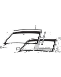 Chevy  & GMC Truck Windshield, Tinted, 1988-2003