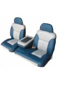 Chevy & GMC Truck Seat Cover, Split Bench, 60/40, Extended Cab, Front and Rear, Encore Velour, With Center Arm Rest, 1995-1998