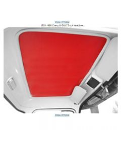 Chevy & GMC Truck Headliner, Standard Cab, Original Style, Uncovered, With Factory Headliner, Silverado/Sierra, 1973-1987