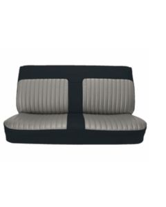 Chevy S-10 Seat Cover, Bench, Standard Cab, Front, Vinyl, Velour Inserts, Without Headrest, 1982-1993